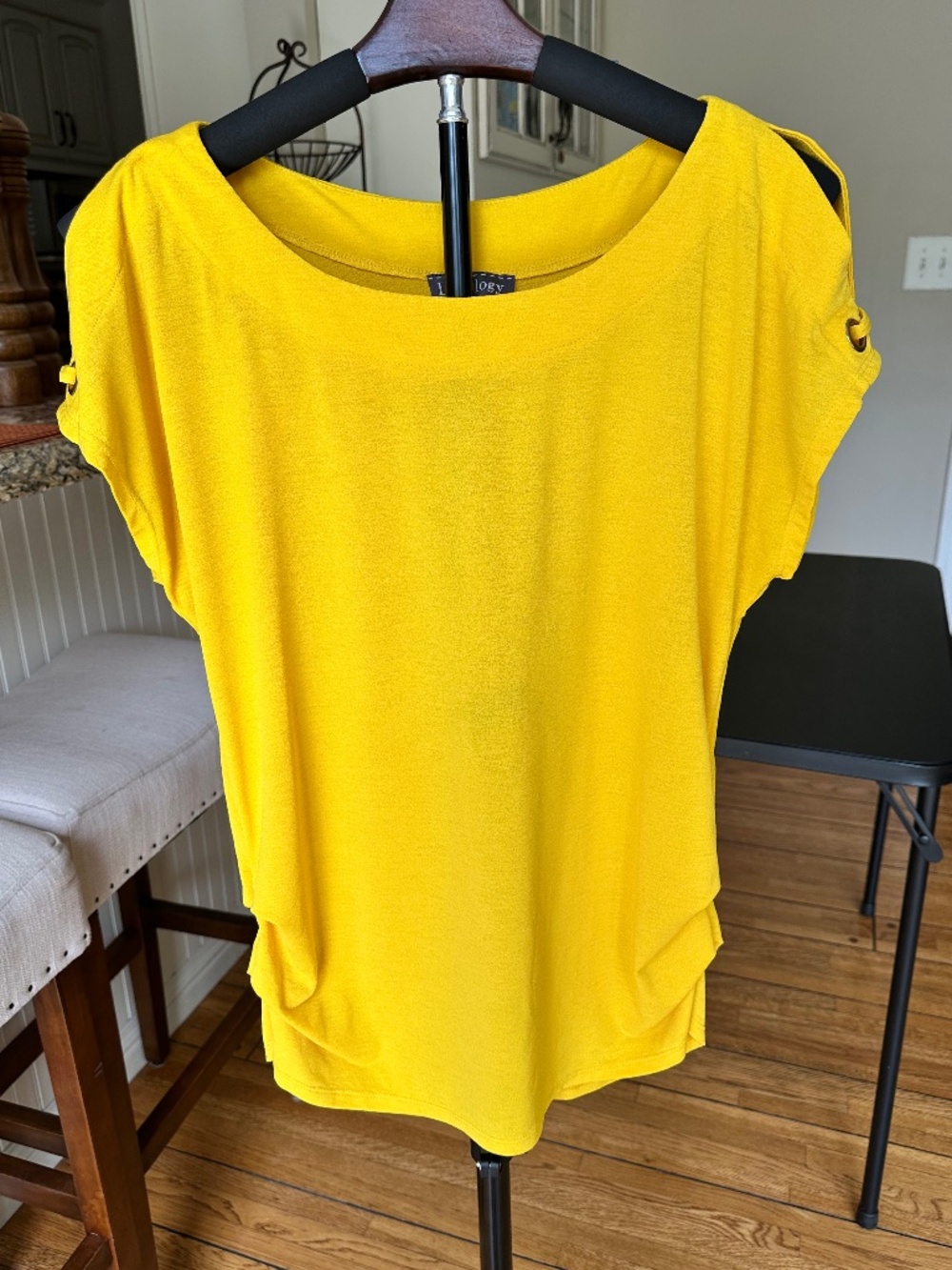 Luxology Women's Mustard Yellow Blouse
